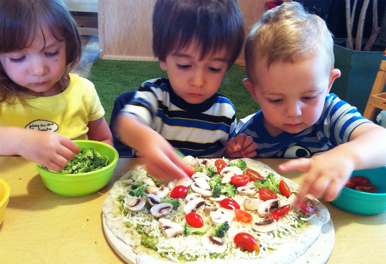 Как приготовить домашнюю пиццу для детей
